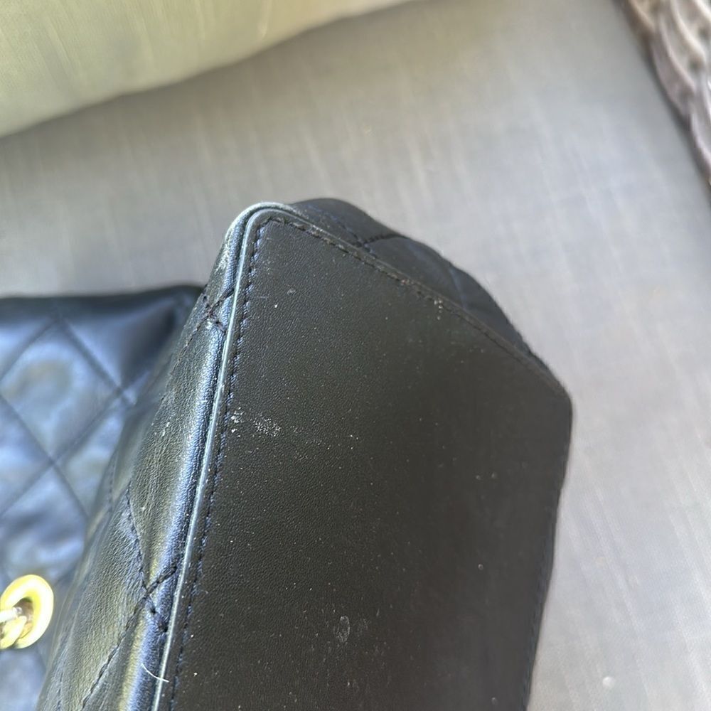 Kate Spade Black Quilted Leather Large Emerson Place Priya Shopper Tote - Picture 10 of 12
